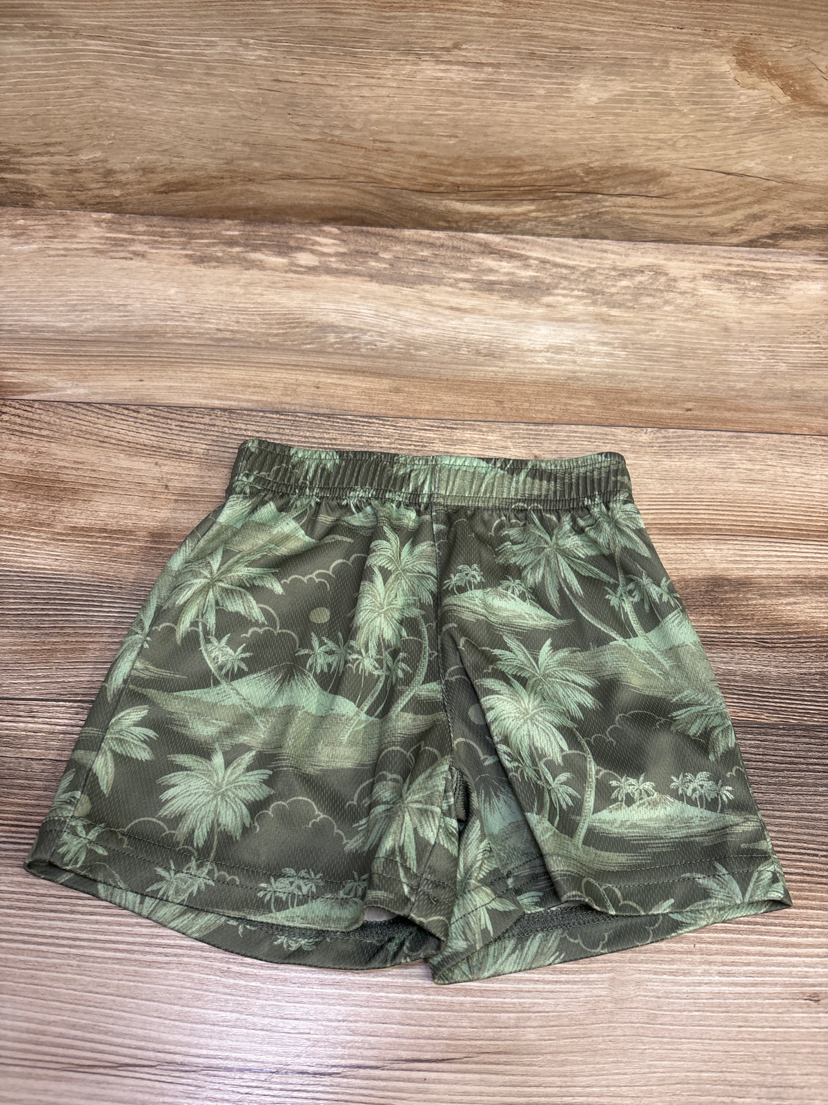 Children's Place Pull-On Active Shorts Green sz 12-18m
