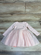 Cat & Jack Unicorn Long Sleeve Tulle Dress Pink sz 3T