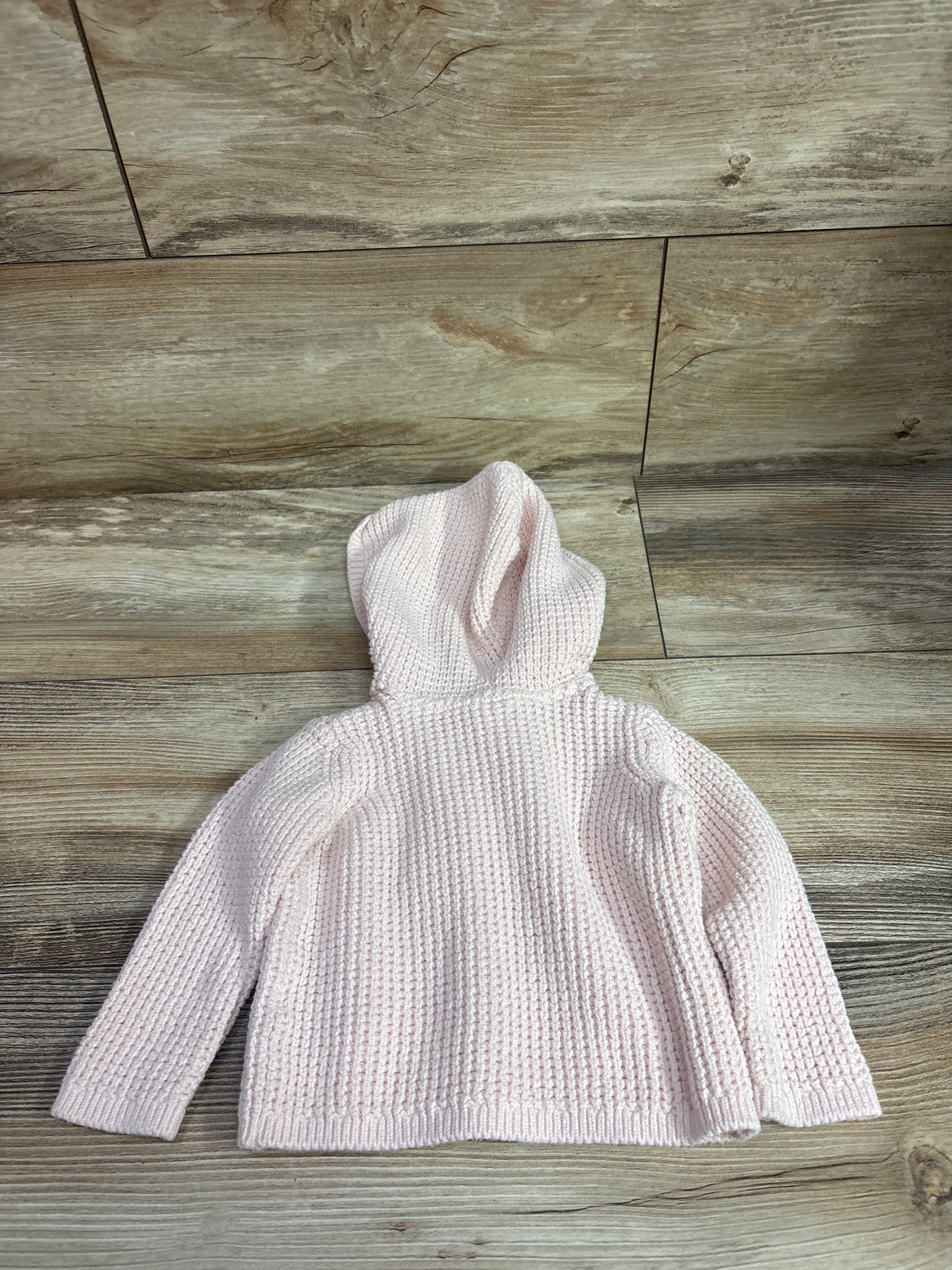 Carter's Knit Button-Up Hooded Cardigan Pink sz 9m