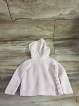 Carter's Knit Button-Up Hooded Cardigan Pink sz 9m