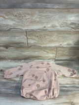 NEW Rylee + Cru Long Sleeve Bubble Romper Brown sz 18-24m