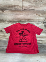 Disney Junior Mickey Mouse Shirt Red sz 4T