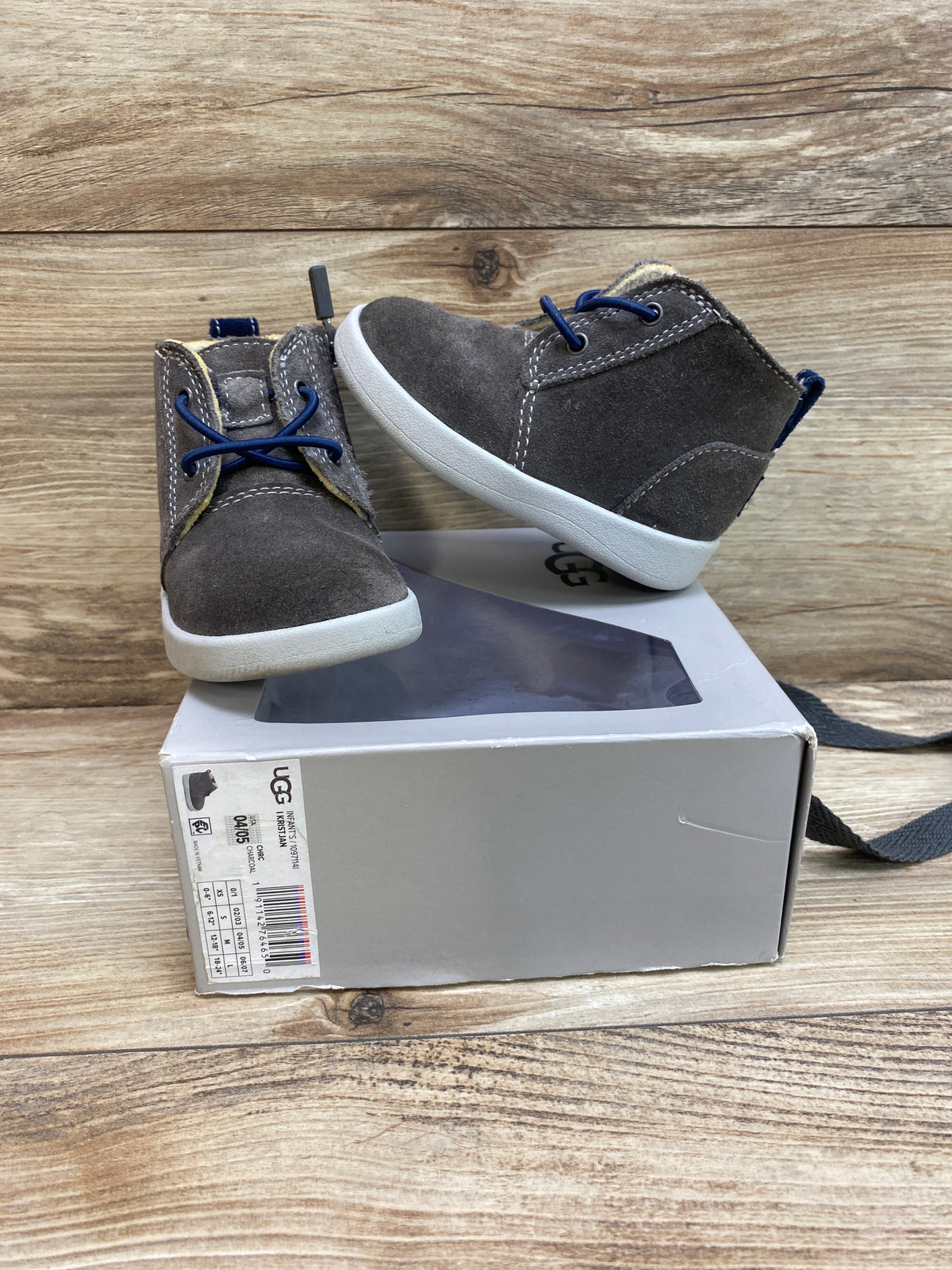 UGG Kristjan Chukka Boots in Charcoal sz 4/5c