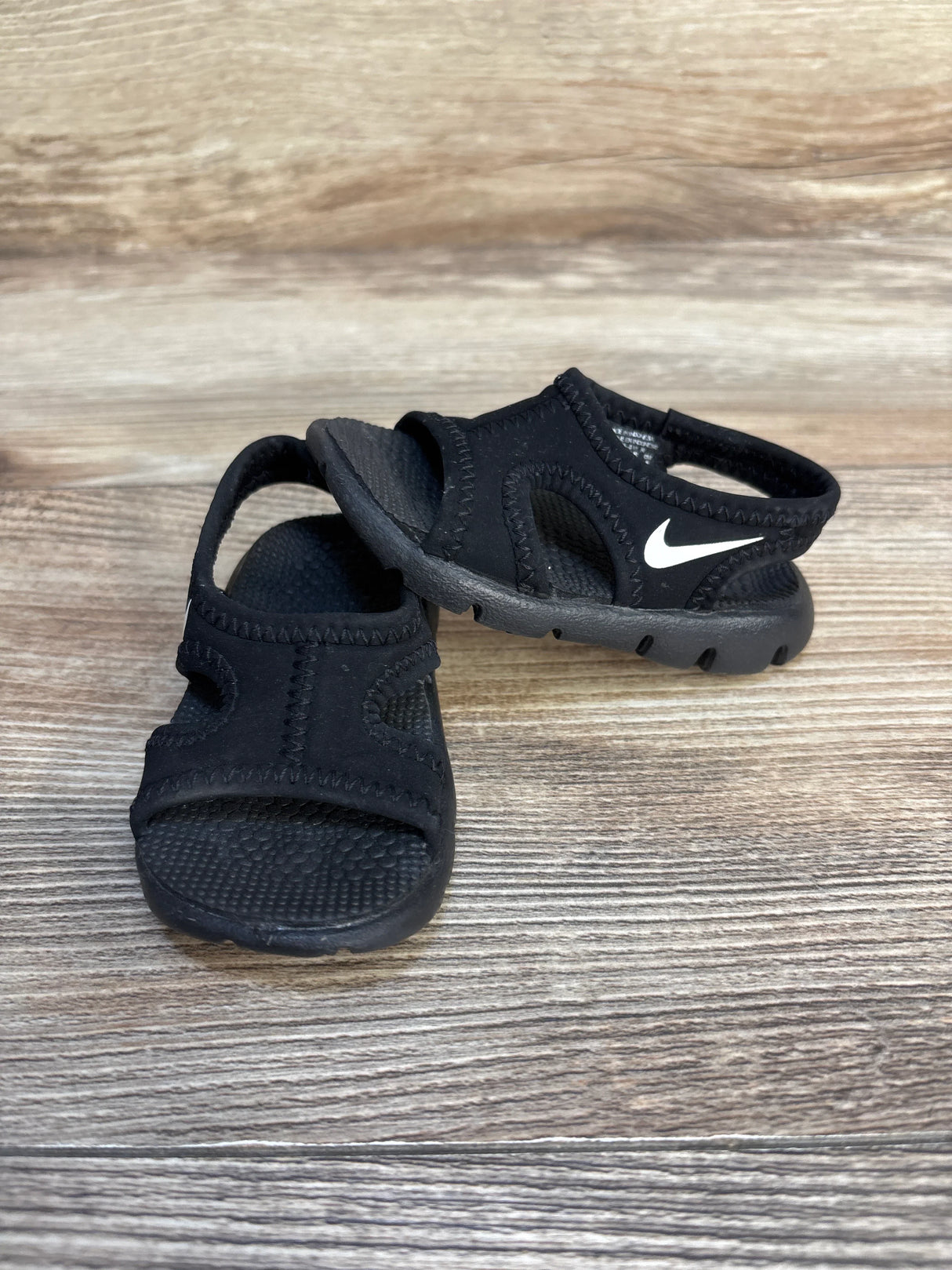 Nike Sunray 9 TD 'Black' Sandals sz 3c