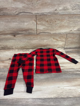 Carter's 2pc Plaid Pajama Set Red sz 18m