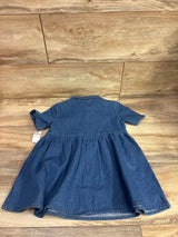 NEW Old Navy Short Sleeve Denim Shirt Dress Blue sz 3T