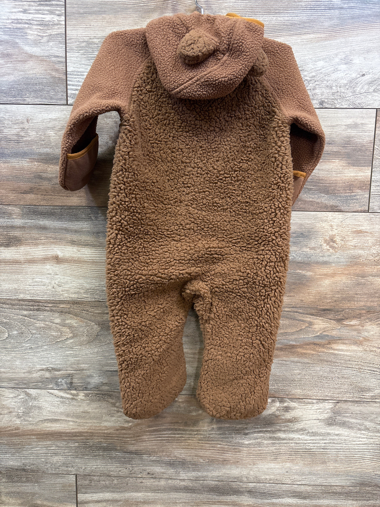 Columbia Bear Fleece Bunting Brown sz 12-18m