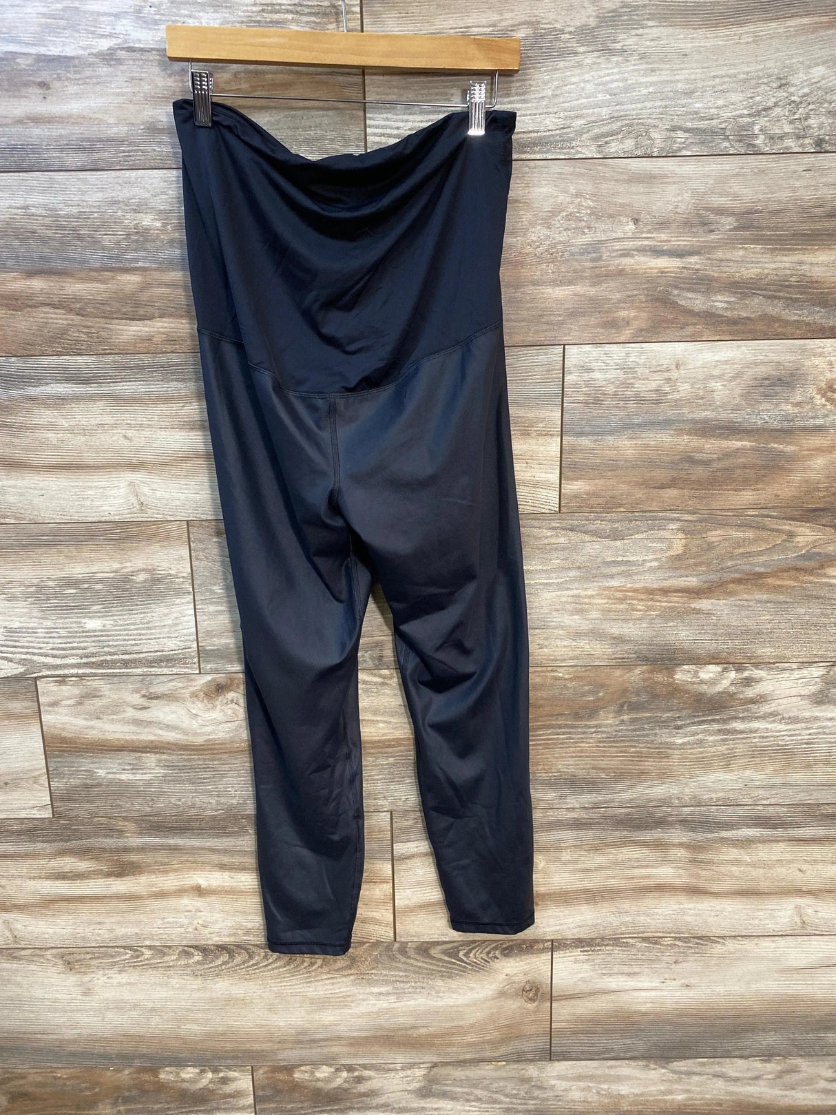 Isabel Maternity Crossover Panel Active Leggings Black sz XL - Me 'n Mommy To Be