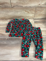 Cat & Jack 2pc Velour Pajama Set Green sz 12m