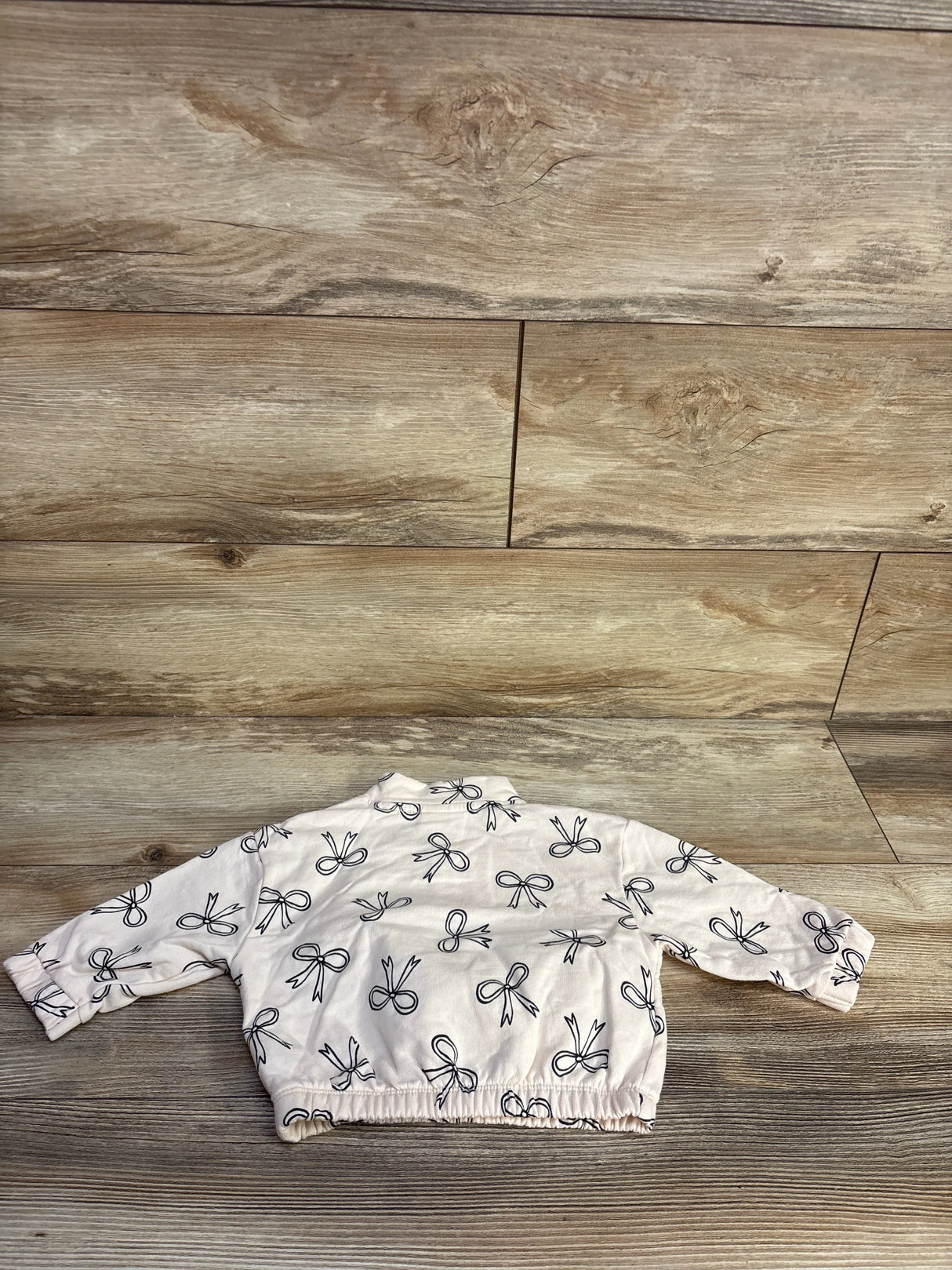 Cat & Jack Quarter Zip Sweatshirt Ivory sz 6-9m