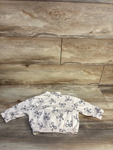Cat & Jack Quarter Zip Sweatshirt Ivory sz 6-9m