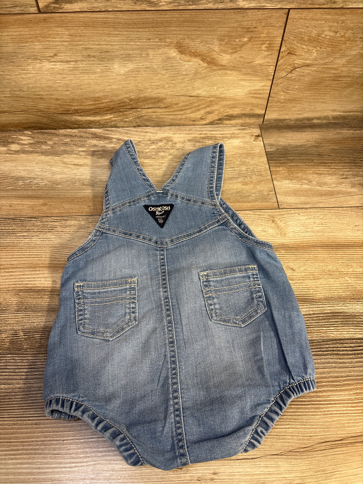 Oshkosh Denim Bubble Shortalls Blue sz 6m