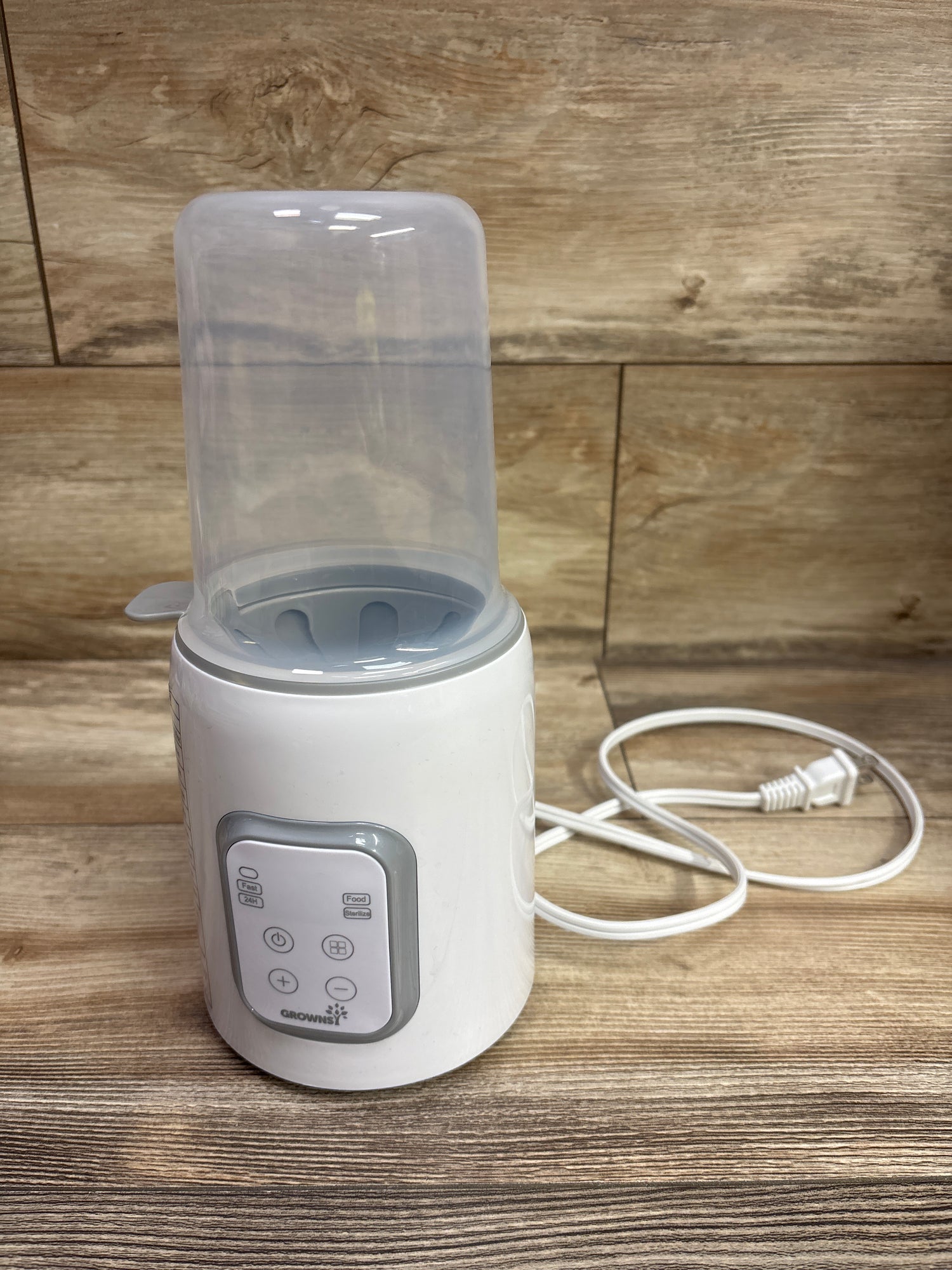 Grownsy Baby Bottle Warmer, White