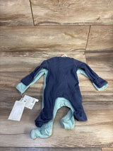 NEW Cloud Island 2pk Ribbed Sleeper Set Turquoise sz Newborn