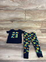 Old Navy Truck Pajamas Set Navy sz 18-24m