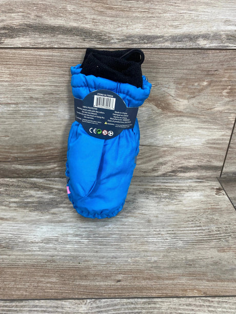 NEW ThermaWear Kid's Ski Blue Striped Mittens