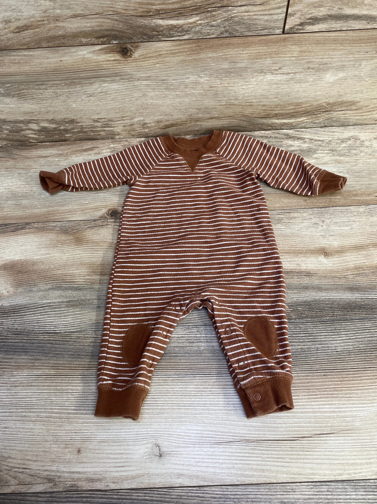 Carter's Striped Coverall Brown sz 6m