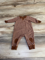 Carter's Striped Coverall Brown sz 6m