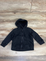 Cat & Jack Full Zip Hoodie Black sz 2T