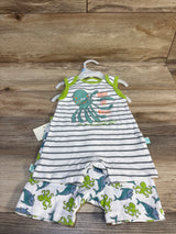 Millie & Myles 2Pk Shortie Rompers Green sz 3-6m