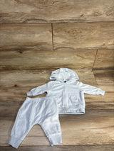 Carter's 2pc Terry Cloth Full Zip Hoodie & Pants Blue sz 3m