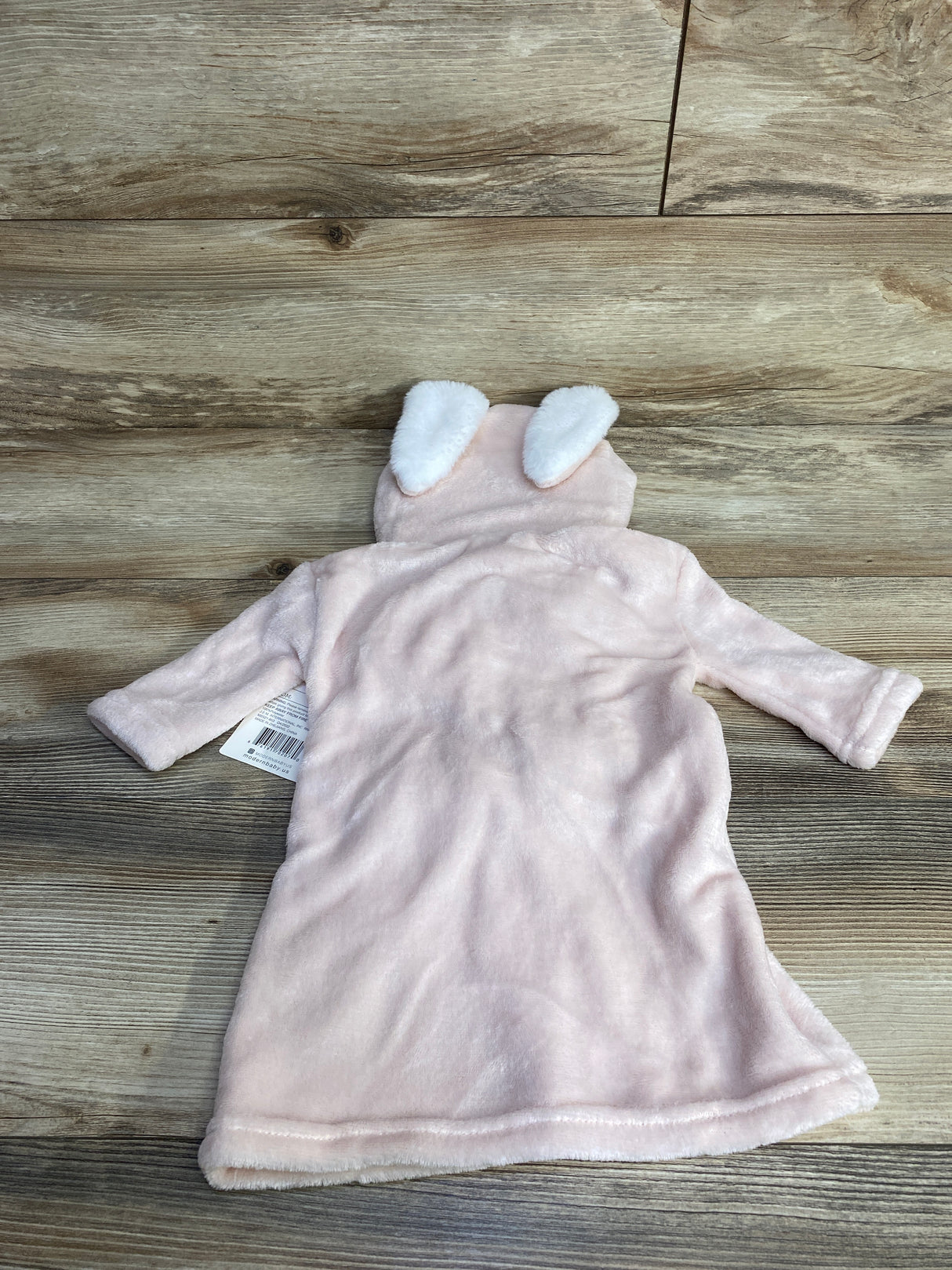 NEW Modern Baby 4pc Robe & Washcloth Set Pink sz 0-9m