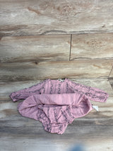NEW Jessica Simpson 2pc Floral Bow Gauze Dress & Bloomers Set Pink sz 18m