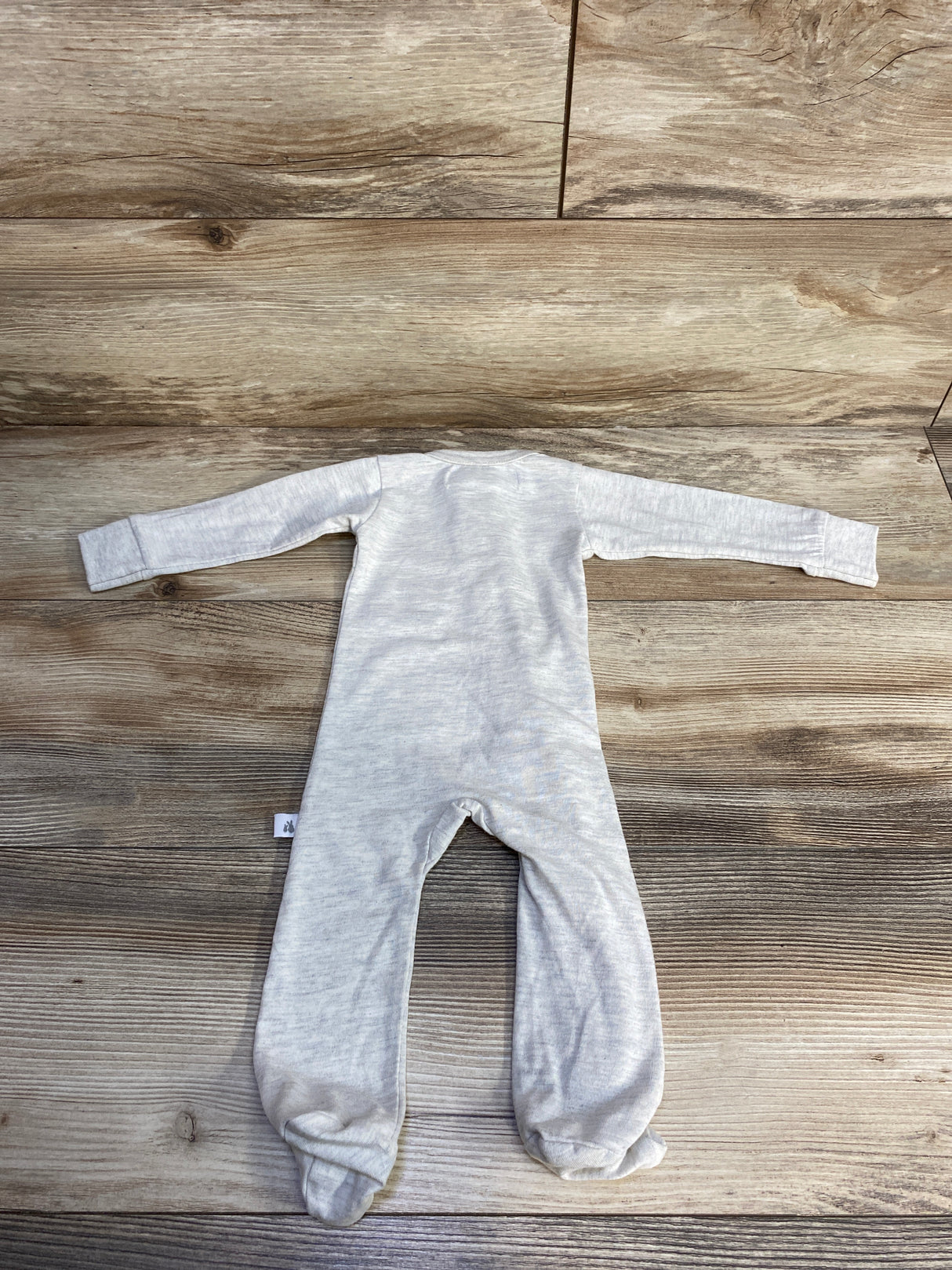 Mothers Promise Embroidered Girl In Bloom Sleeper Grey sz 0-3m