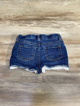 Cat & Jack Eyelet Trim Denim Shorts Blue sz 18m