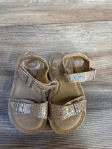 Stride Rite SRTech Kingsley Sandals Iridescent Tan sz 6c