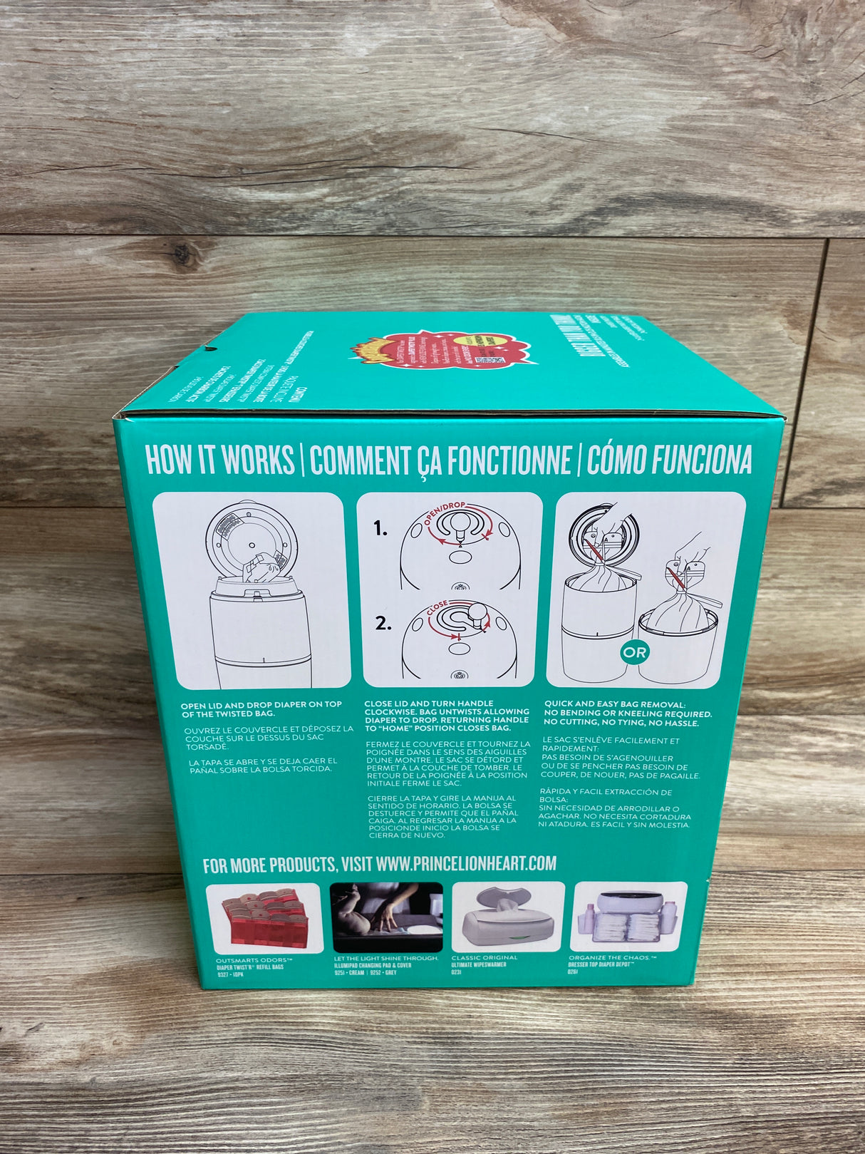 NEW Prince Lionheart Diaper Twist'r Diaper Pail