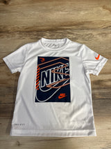 Nike 3 Brand Dri-Fit Shirt White sz 4-5T