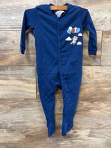 Lupilu Snap Button Sleeper Navy sz 6-12m