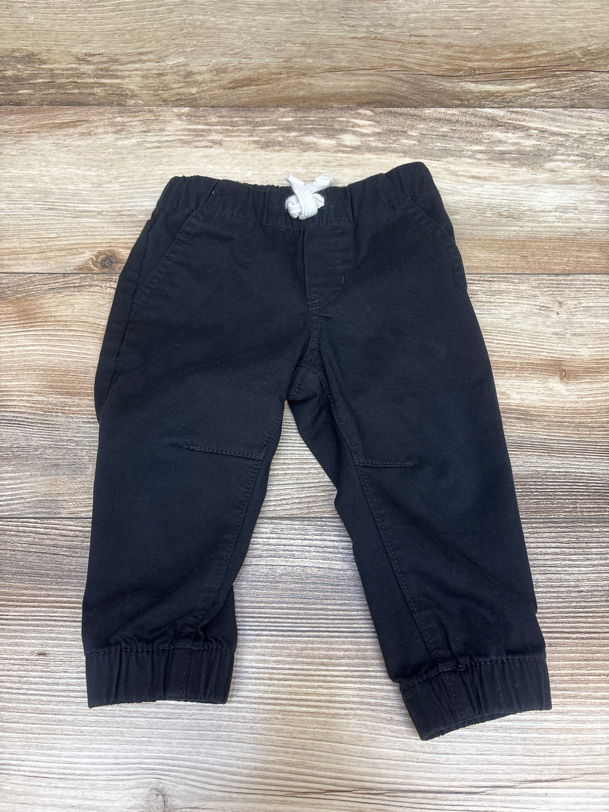 Cat & Jack Drawstring Jogger Pants Black sz 12m