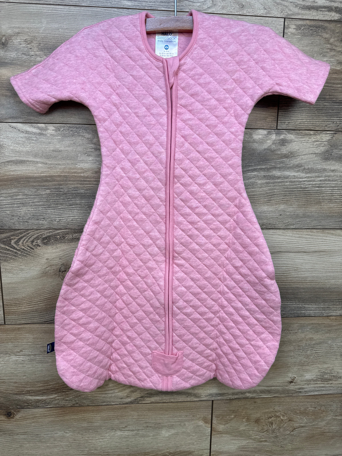 HALO SleepSack Easy Transition Wearable Blanket Pink sz M/6-9m