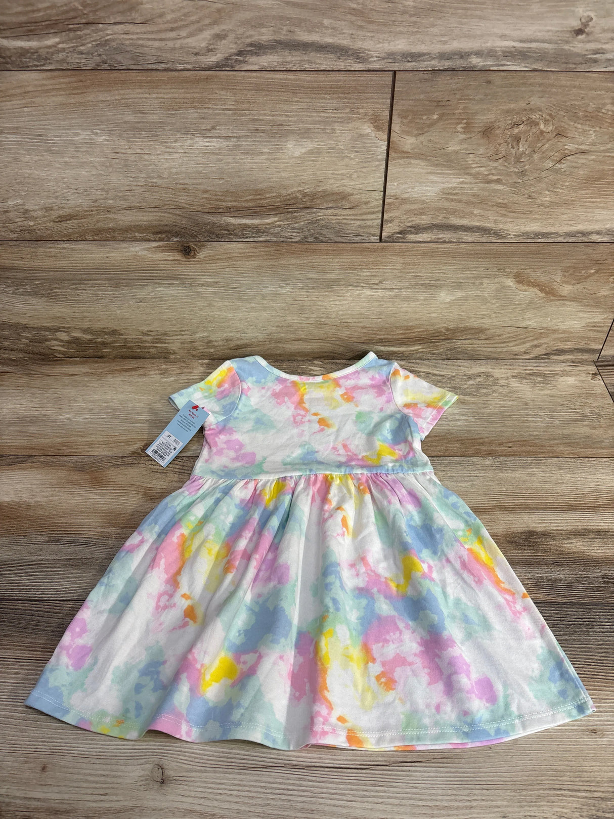 NEW Cat & Jack Tie-Dye Dress White sz 3T
