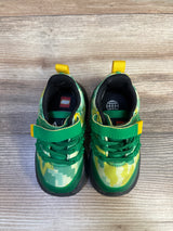Adidas x LEGO Racer TR21 EL Little Kid 'Digi Camo - Green' Sneakers sz 5c