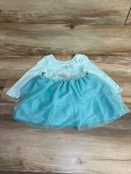 NEW Cat & Jack Unicorn Tulle Dress & Bloomers Blue sz 18m - Me n Mommy To Be