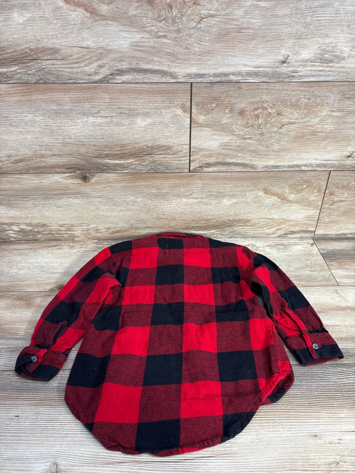 Old Navy Long Sleeve Plaid Flannel Red sz 5T