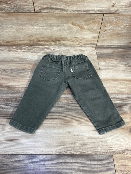 Easy-Peasy Pull On Jeans Green sz 12m - Me n Mommy To Be