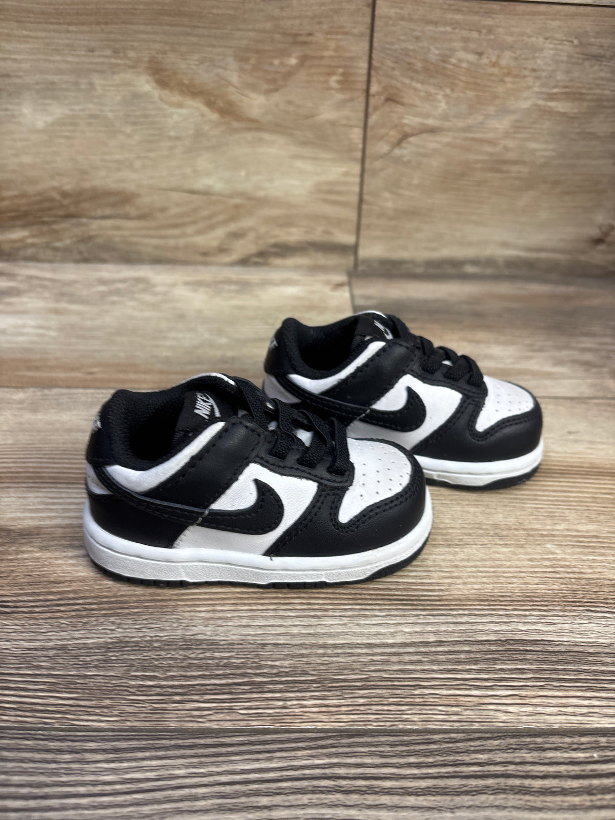 Nike Dunk Low TD 'Black White' Sneakers sz 4c
