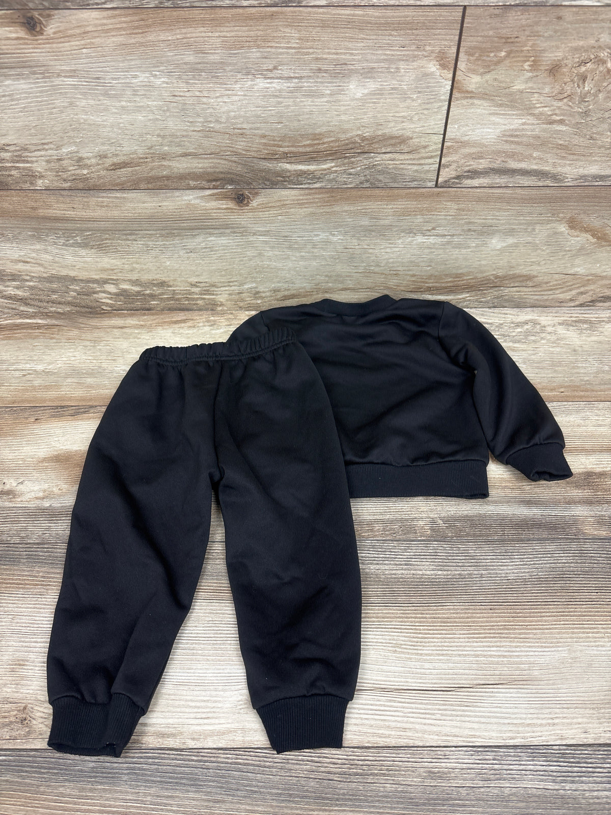 Game Day 2pc Football Sweatshirt & Joggers Set Black sz 12-18m