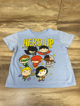 Justice League Hero Up Shirt Blue sz 3T