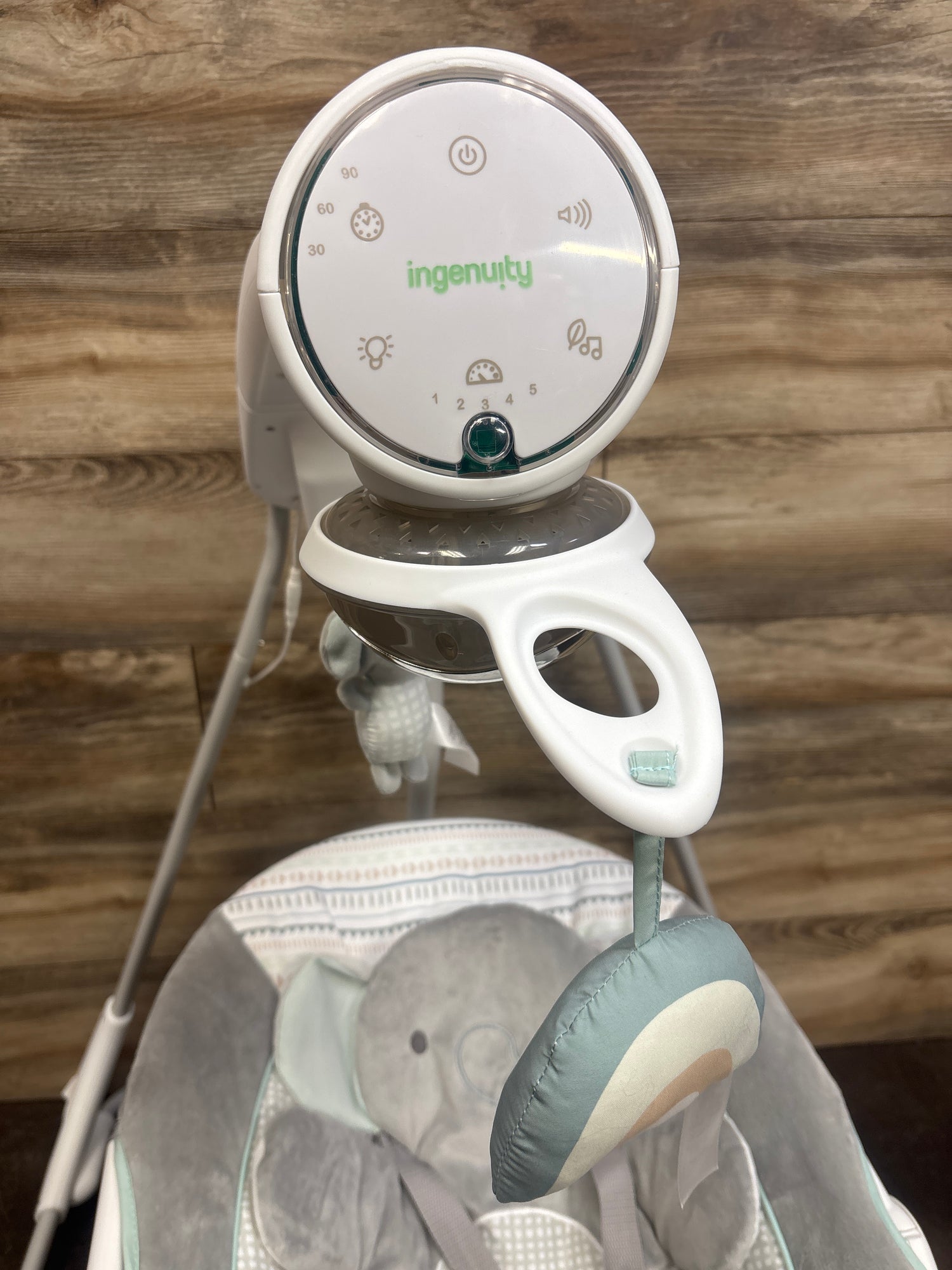 Ingenuity InLighten Soothing Swing - Elephant