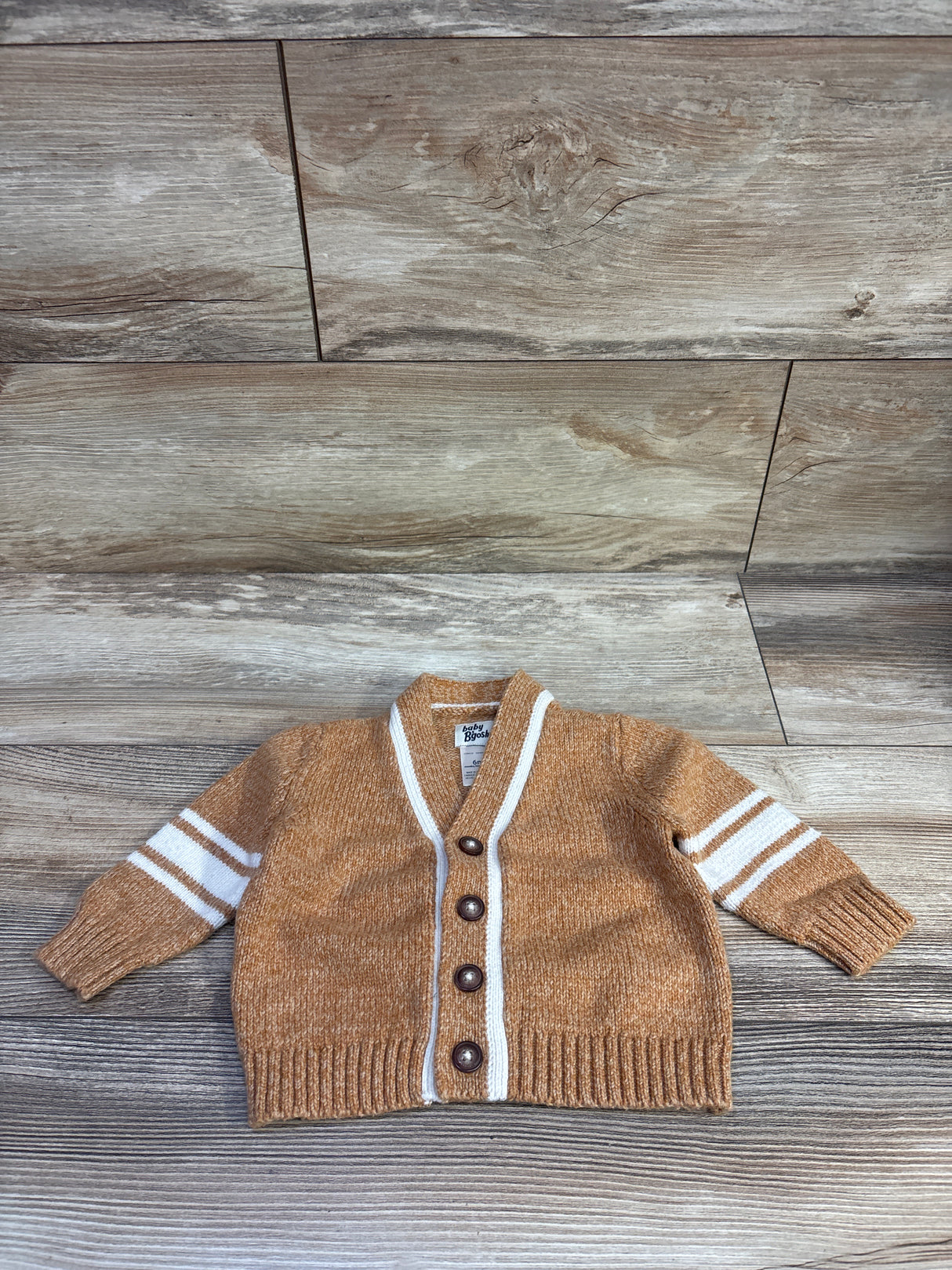 Oshkosh Varsity Button Sweater Brown sz 6m