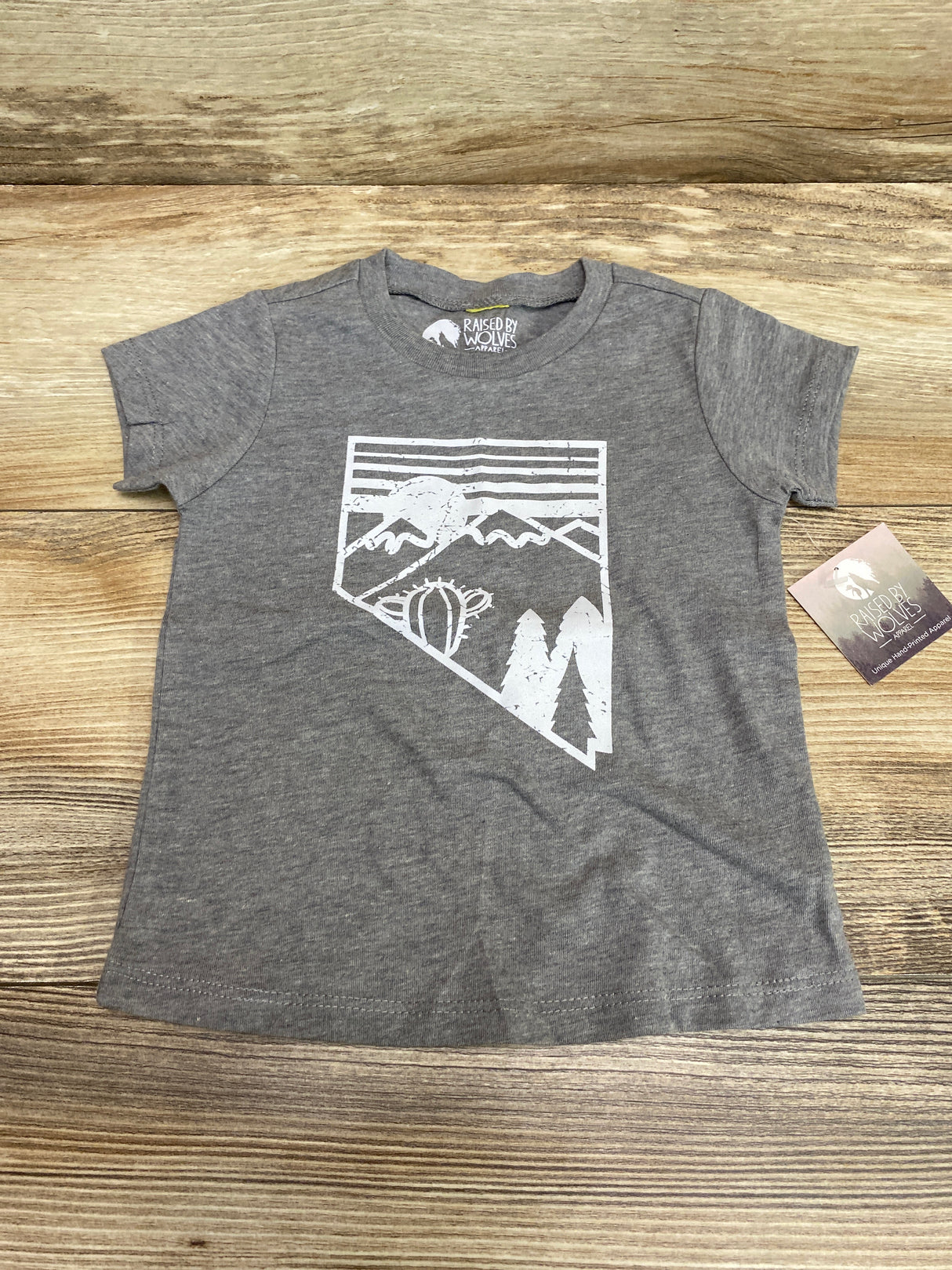 NEW Raised by Wolves Nevada Shirt Grey sz 12m