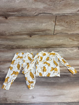 Quine 2pc Bamboo Pajama Set Ivory sz 18-24m