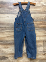Carhartt Washed Denim Bib Overalls Blue sz 2T