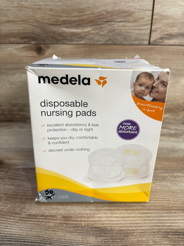 NEW Medela Super Absorbent Disposable Nursing Pads, 50ct - Me n Mommy To Be