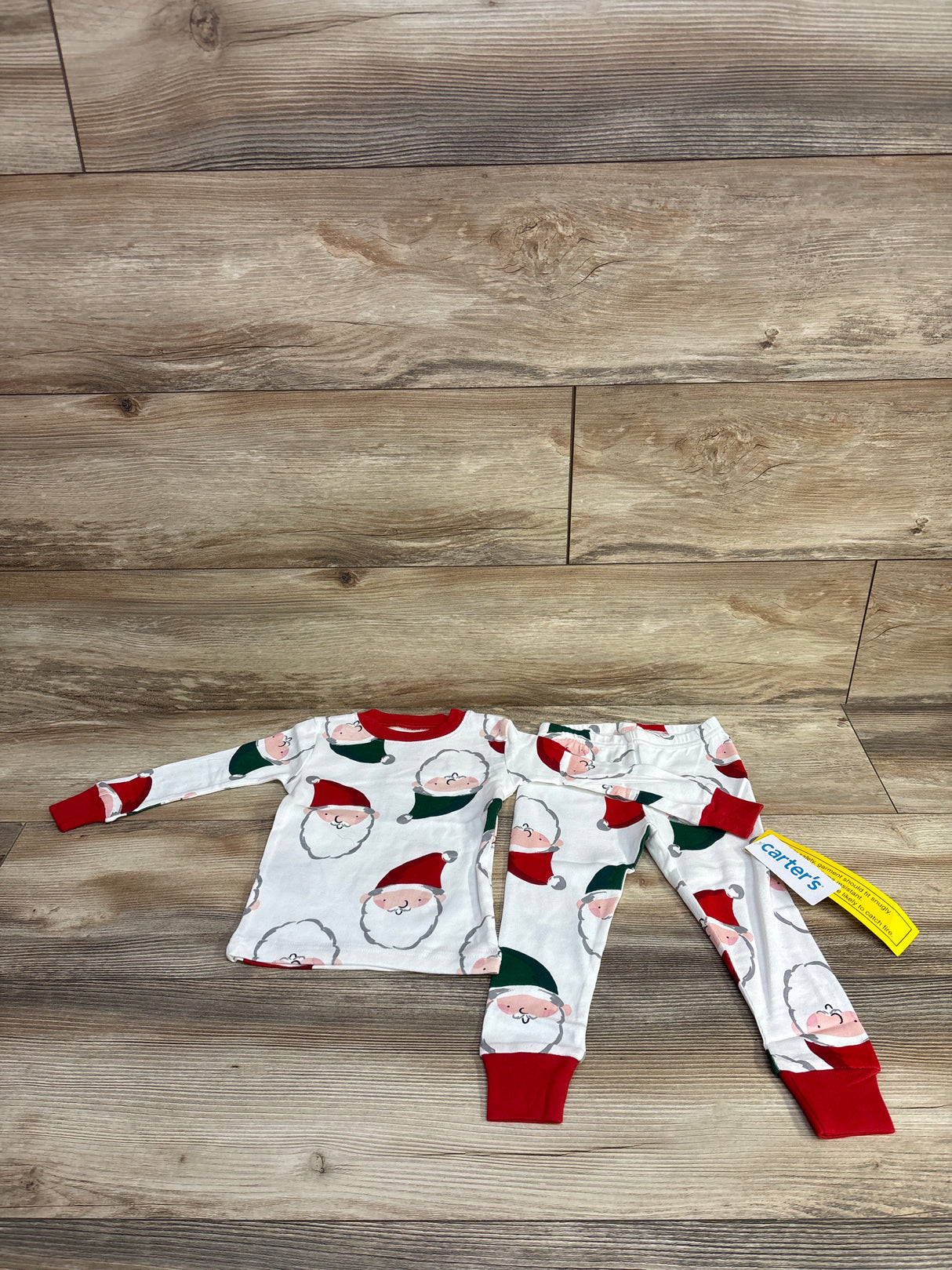 NEW Carter's 2pc Christmas Sleep Set White sz 18m